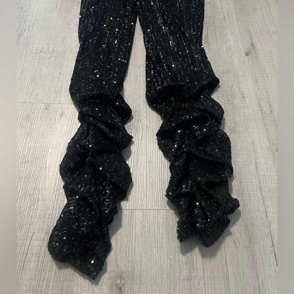 Two Piece Pant Set with Sheer Bodysuit - Picture 13 of 14